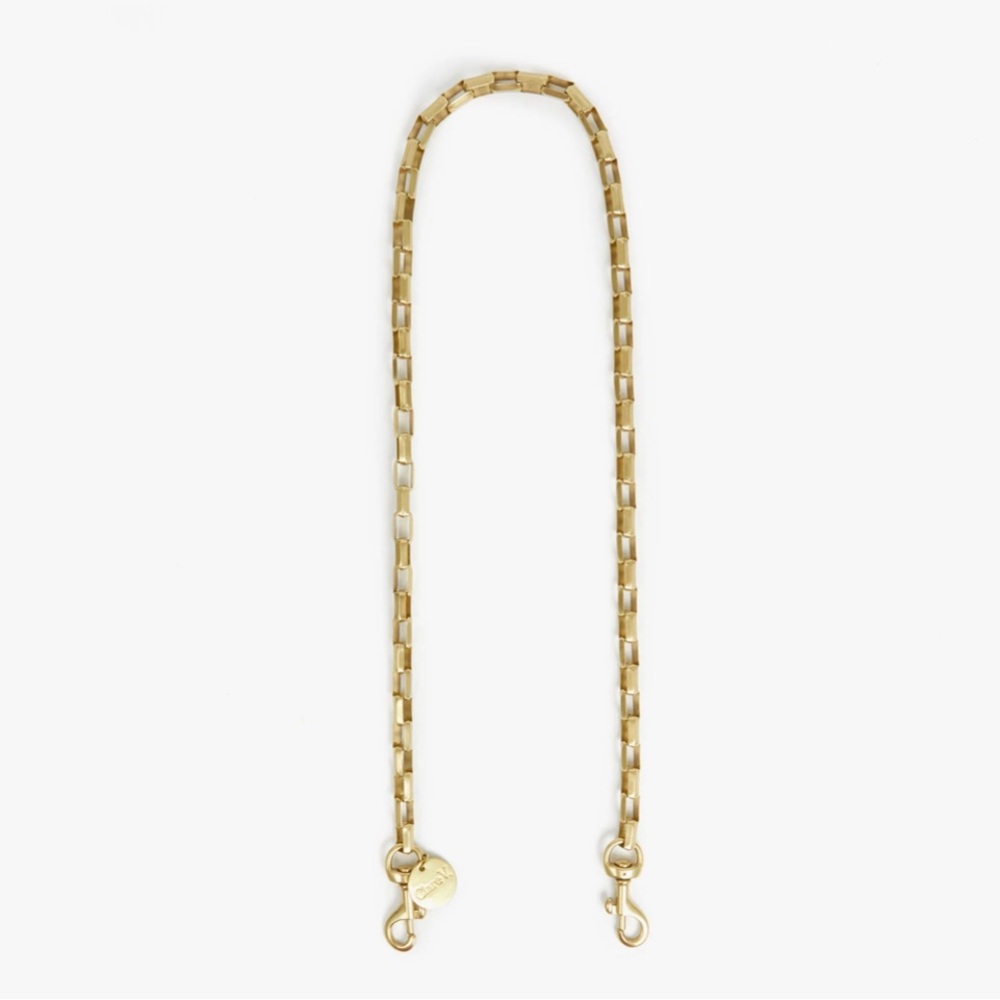 Clare V Box Chain Shoulder Strap